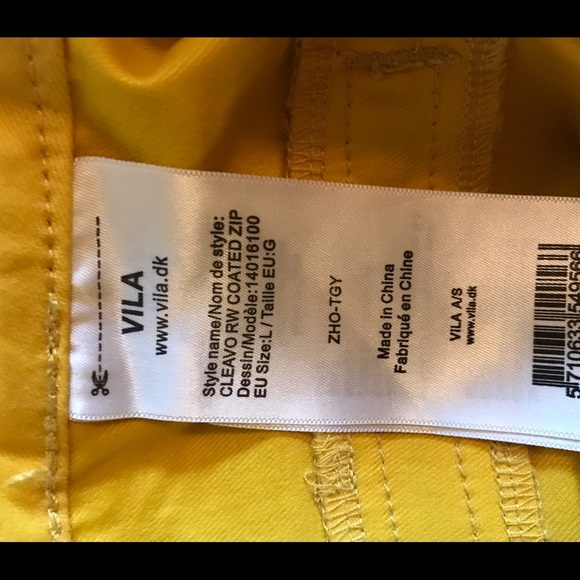 Awesome Yellow skinny jeans size 29/32 - Picture 4 of 4